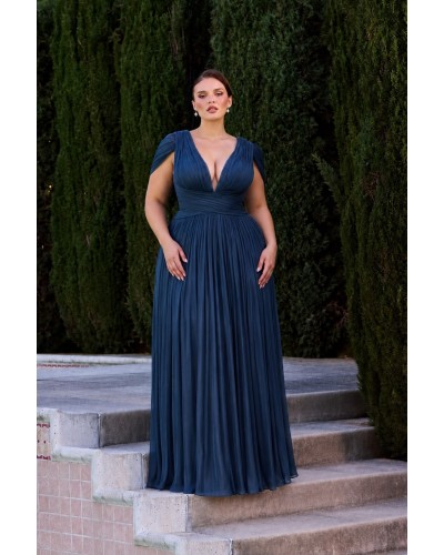 Abito da cerimonia curvy CD413