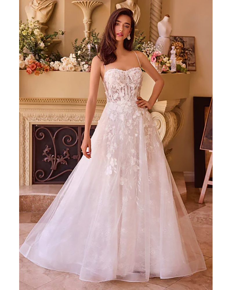 Abito da sposa Economy linea Curvy WL30